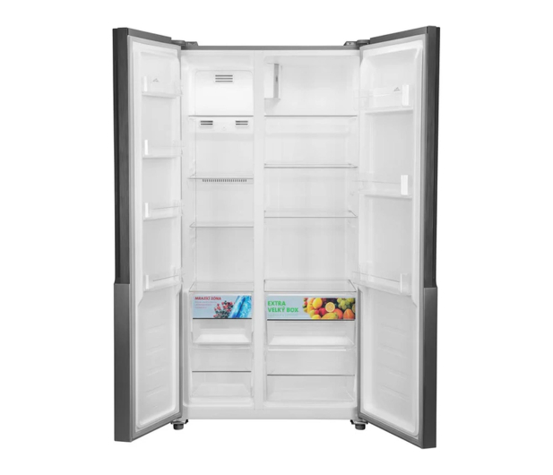 Lodówka ETA 138890015EN Side by Side No Frost 177cm Czarna 442L - 1540681 - zdjęcie 5